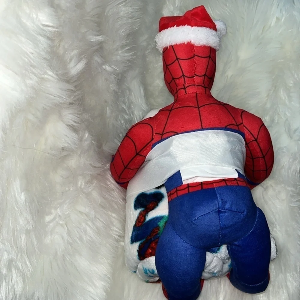 🆕Marvel Spiderman Buddy and Throw Blanket Plush Doll 50”x60” Holiday